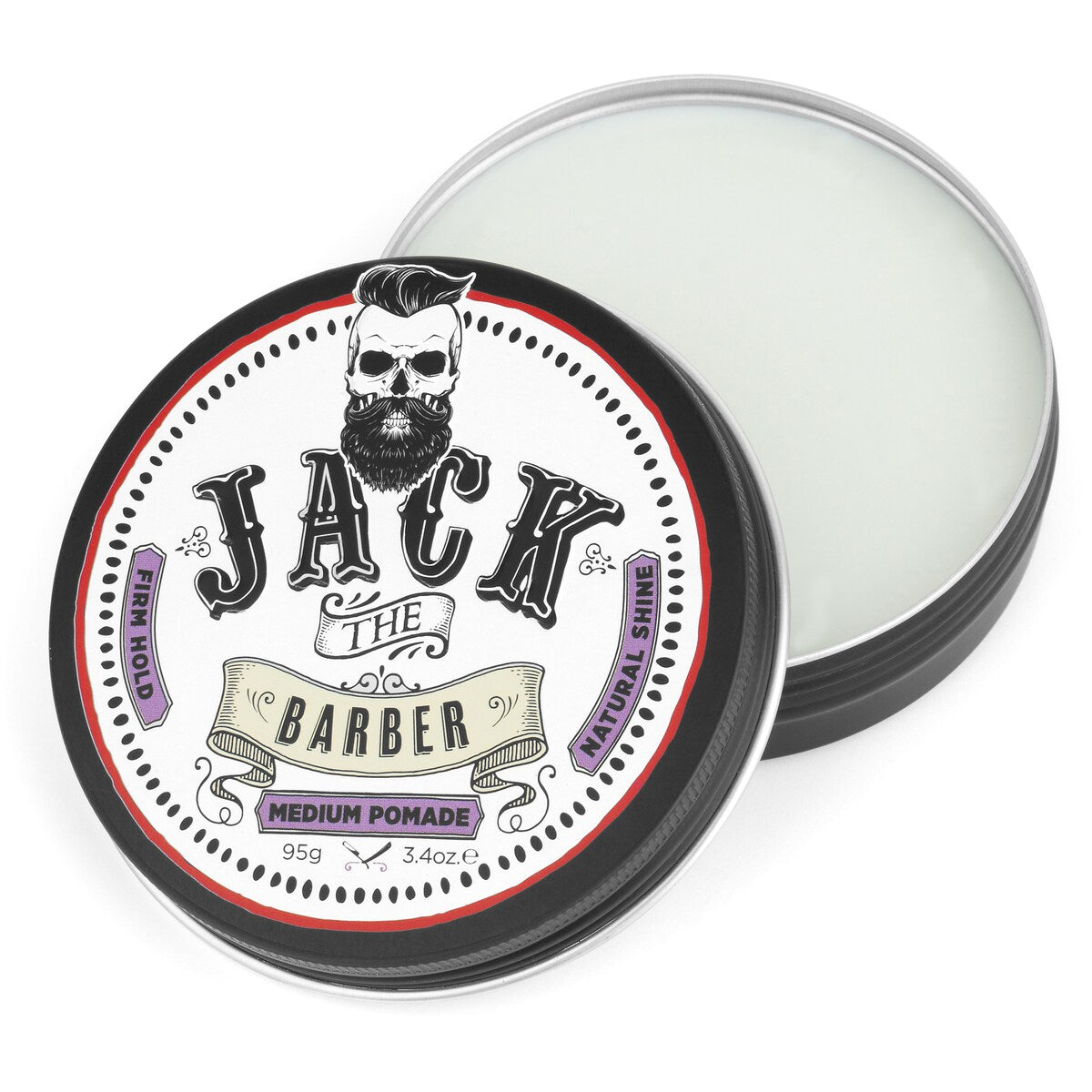 Jack The Barber Medium Pomade Firm Hold 95g