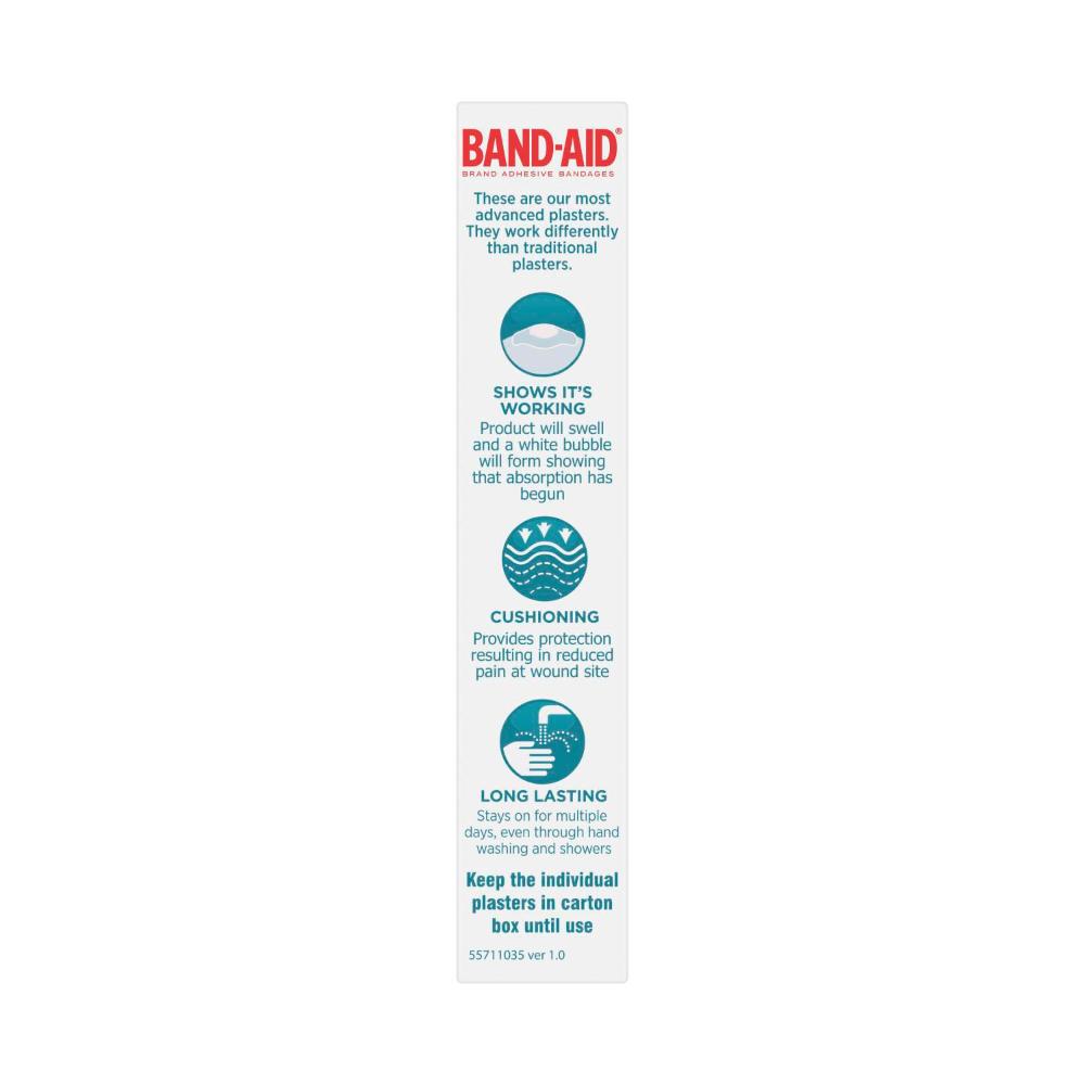 Band-Aid Advanced Healing Hydro Seal Regular Gel Plasters - 10 pack
