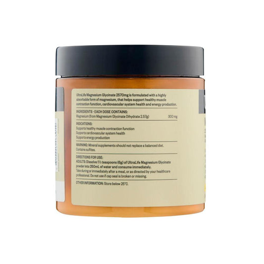Ultra Life Magnesium Glycinate Powder - 240g