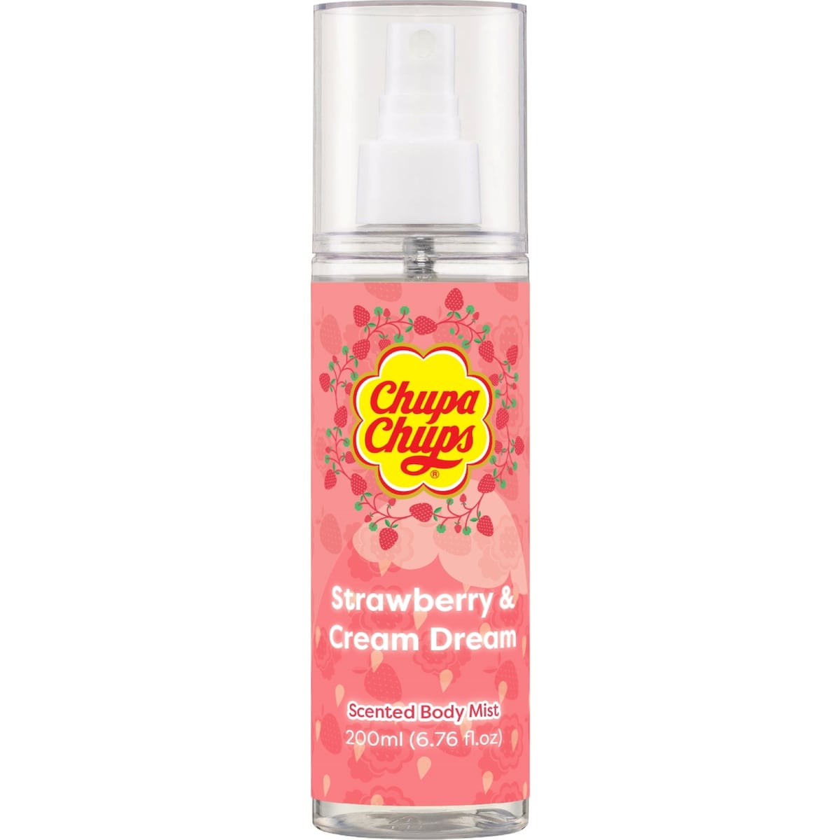 Chupa Chups Scented Body Mist Strawberry & Cream Dream 200ml