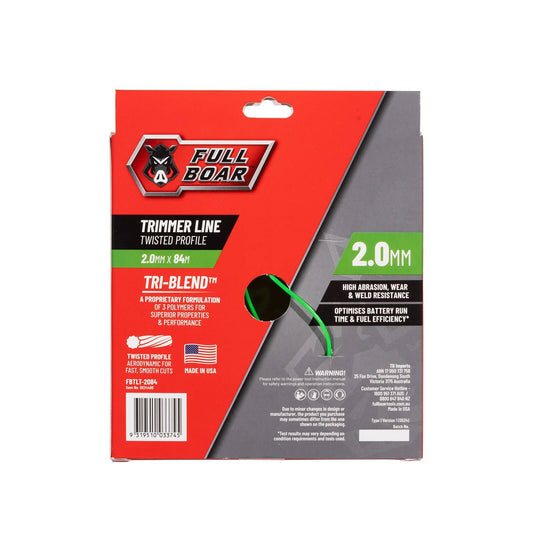 Full Boar Trimmer Line - 2.0mm x 84m