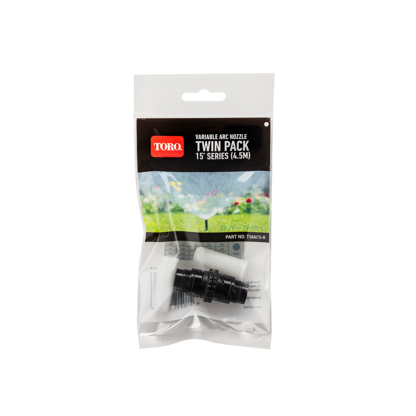 Toro Variable Arc Nozzle - 15' - 2 Pack