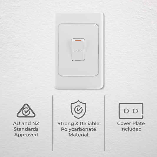 Deta Double Pole Appliance Switch - 45A