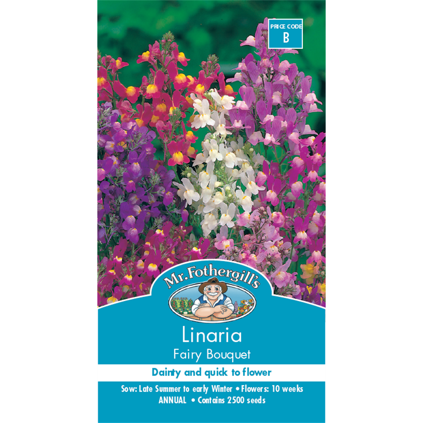 Mr Fothergill Linaria Flower Seeds