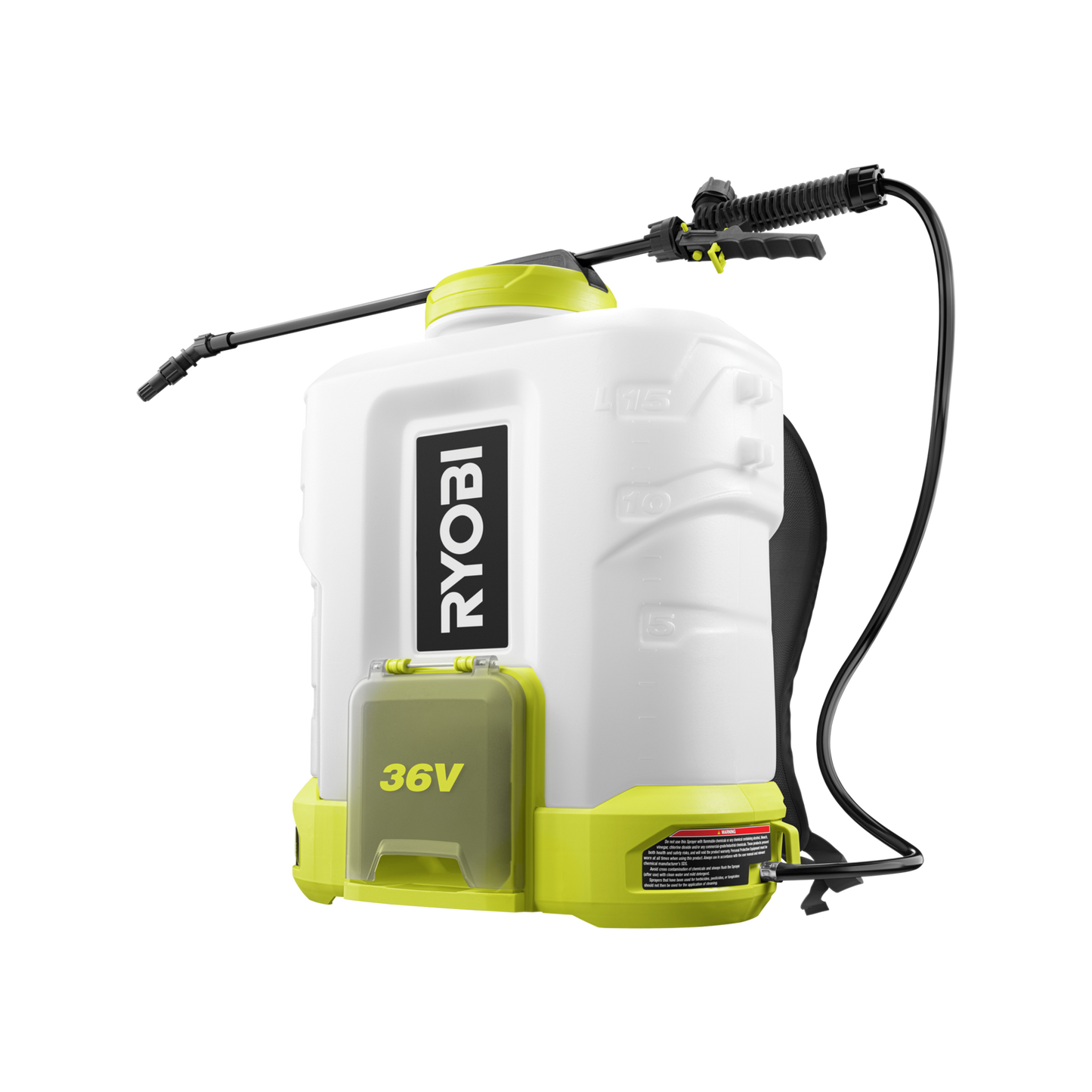 Ryobi 36V Backpack Sprayer – Tool Only - 15L