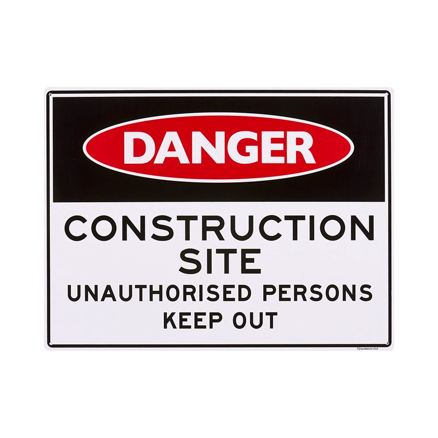 Sandleford Construction Site Sign - 450 x 600mm