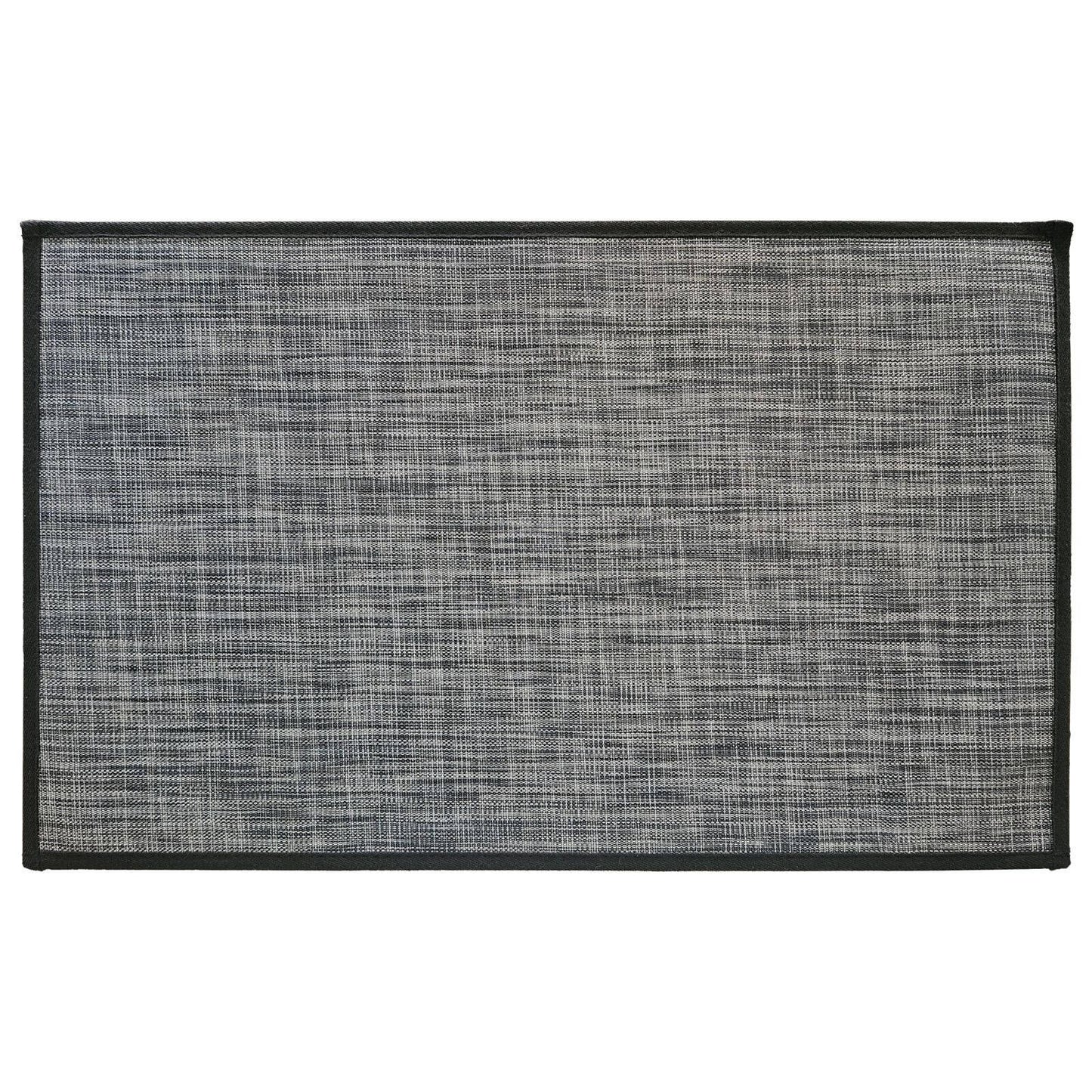 Maxfind Charcoal Texteline Doormat - 50 x 80cm