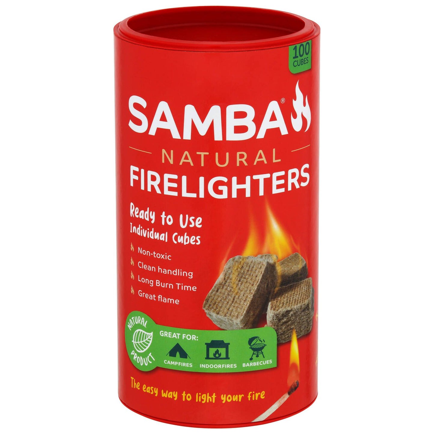 Samba Natural Firelighters - 100 Pack