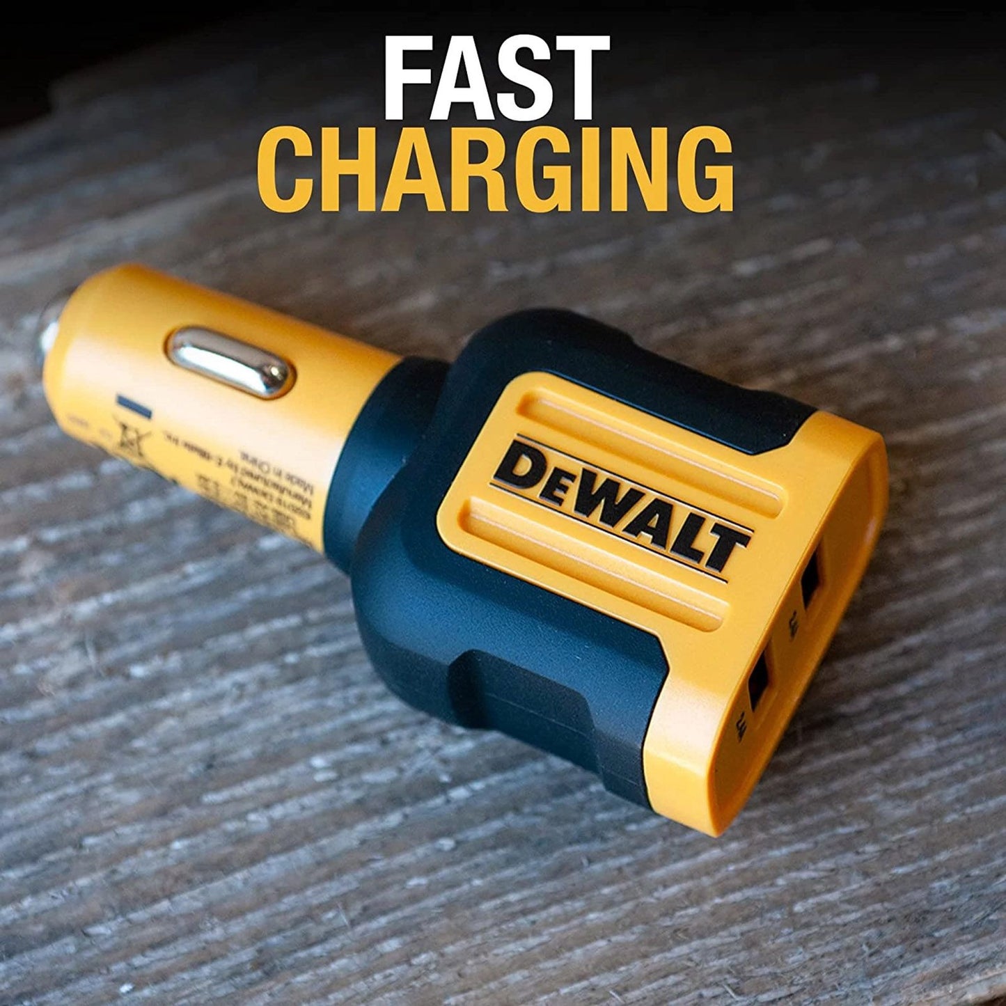 Dewalt 2 Port Mobile USB Fast Car Charger