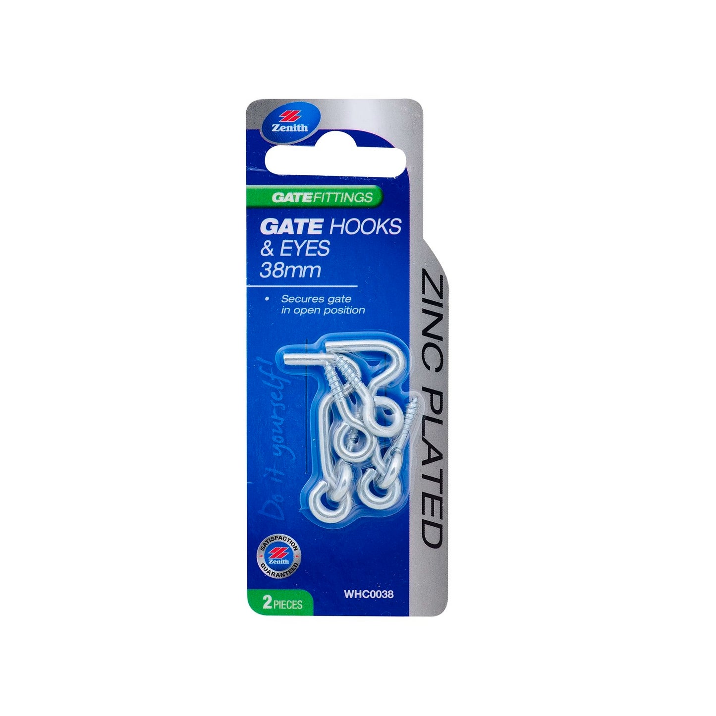 Zenith Gate Hooks and Eyes - 38mm - 2 Pack