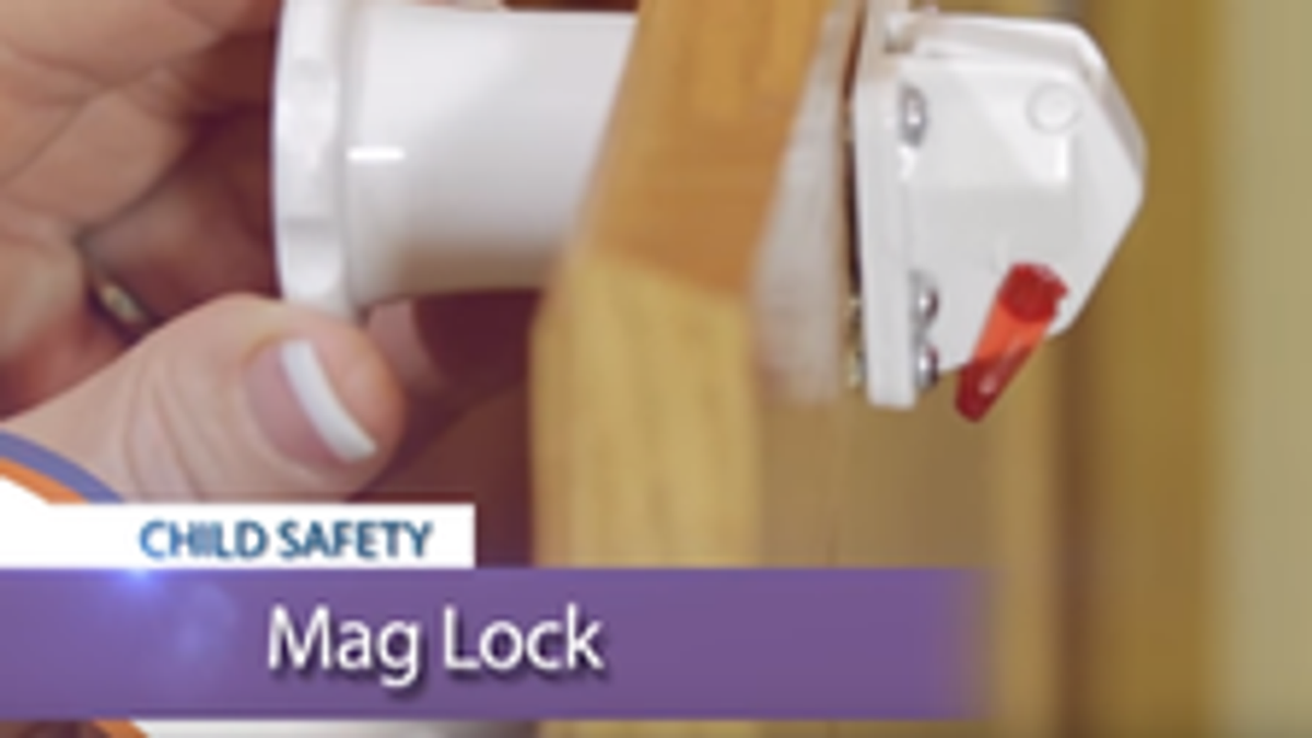Dreambaby Child Safety Mag Lock 4 Magnetic Lock System White ABS Secure