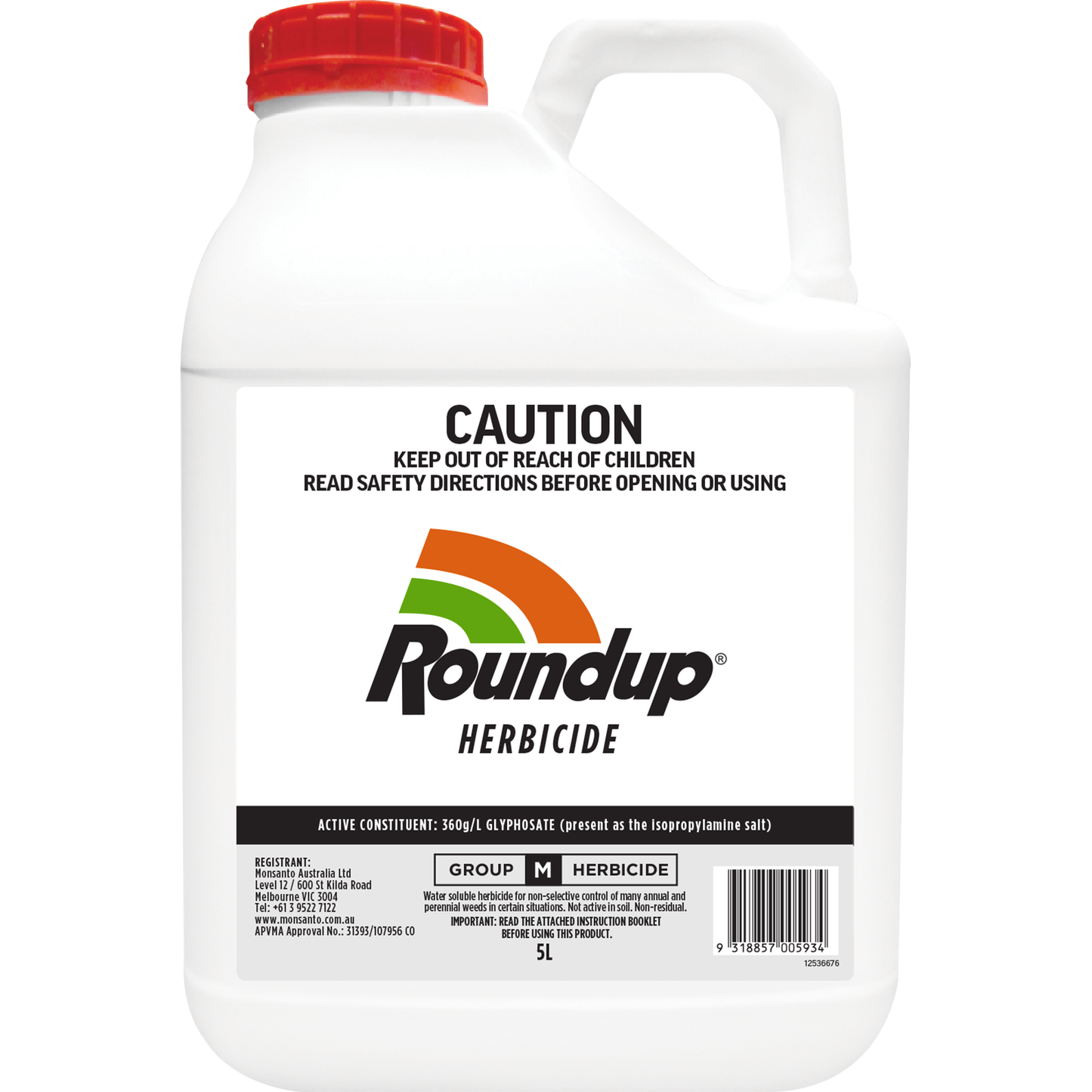Roundup Herbicide Concentrate - 5L