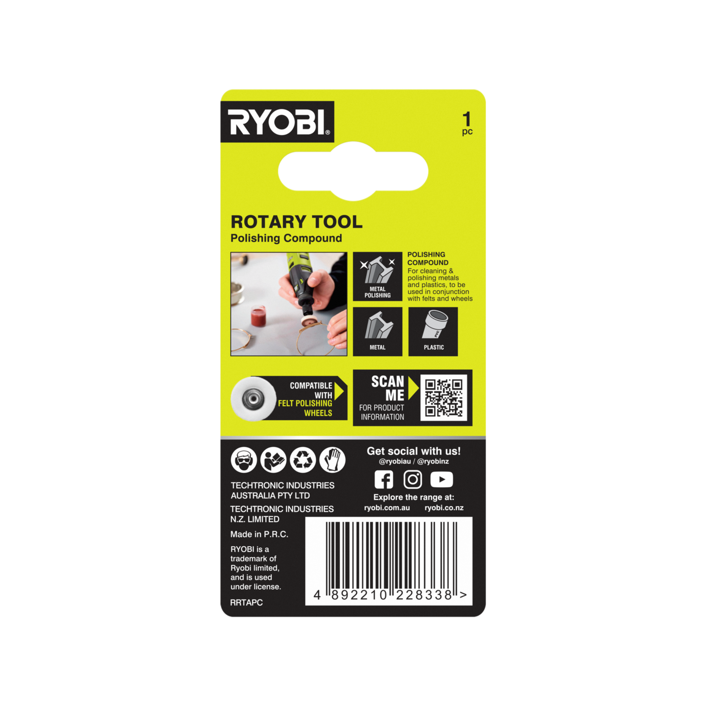 Ryobi Polishing Compound - 0.1kg