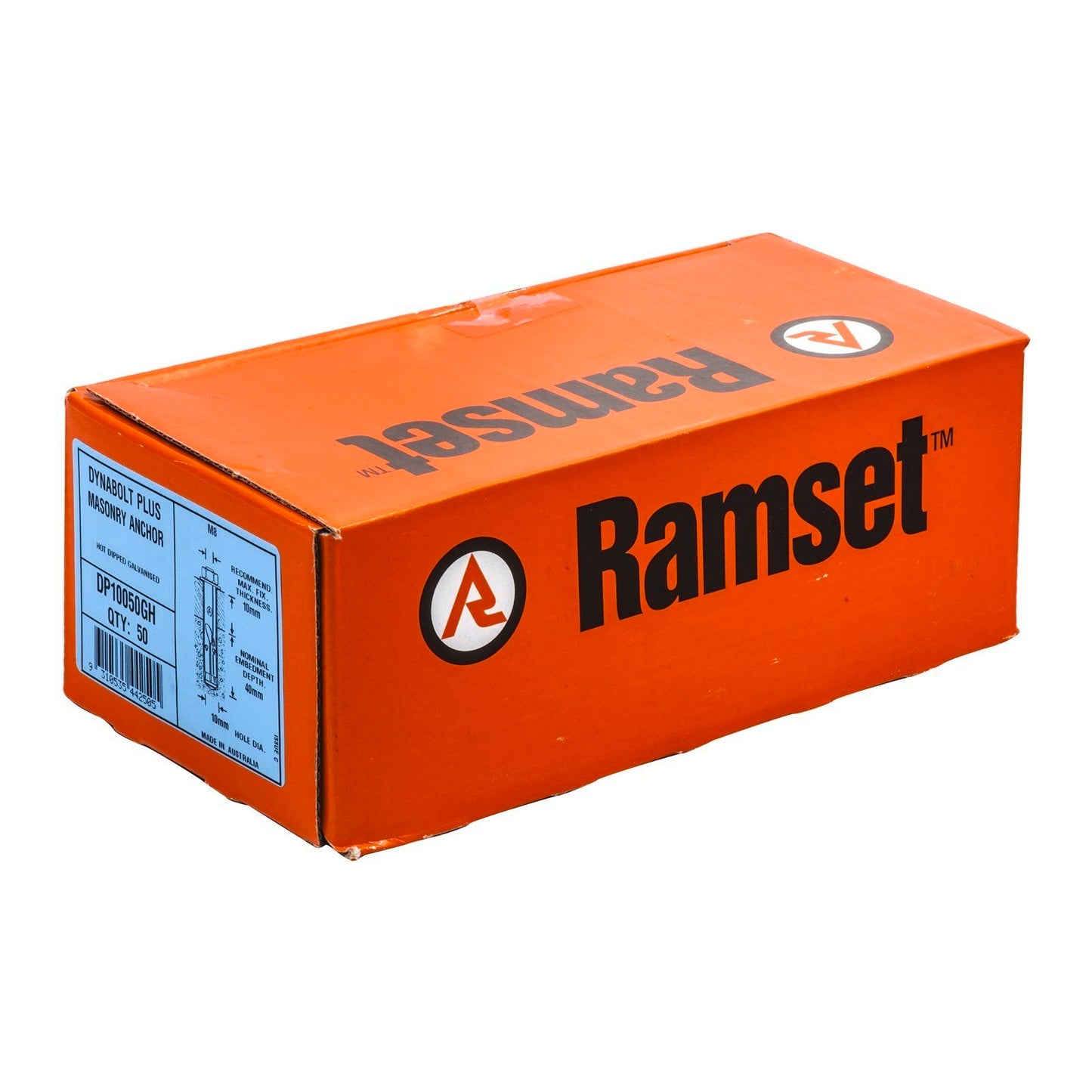Ramset DynaBolt Plus - 10mm - 50 Pack