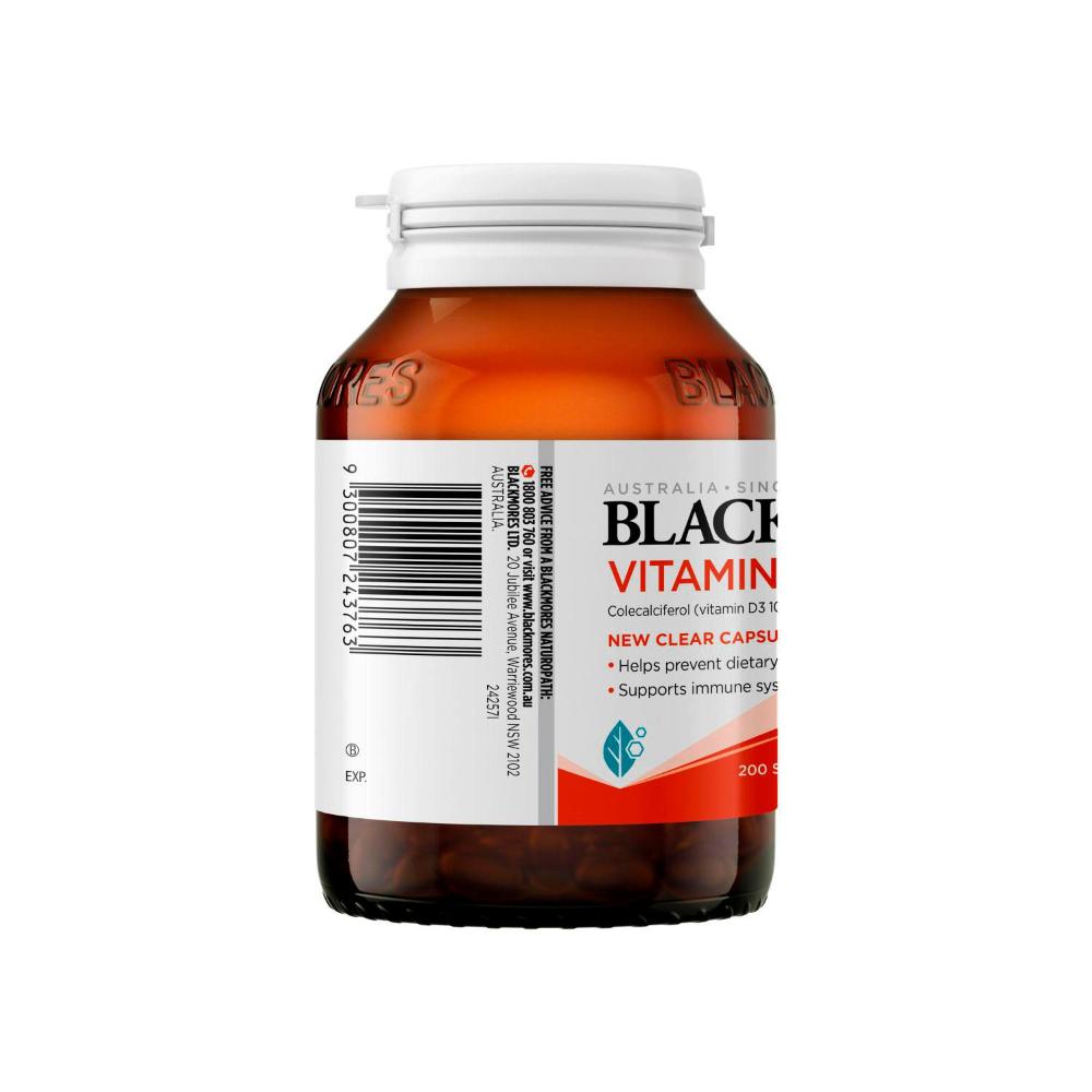 Blackmores Vitamin D3 1000iu Immune Capsules - 200 pack