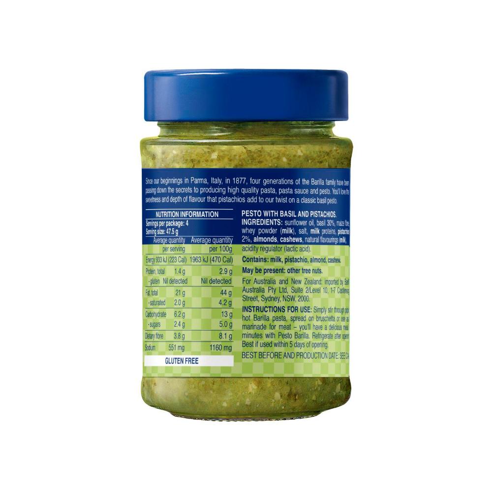Barilla Pesto Pistachio - 190GRAM