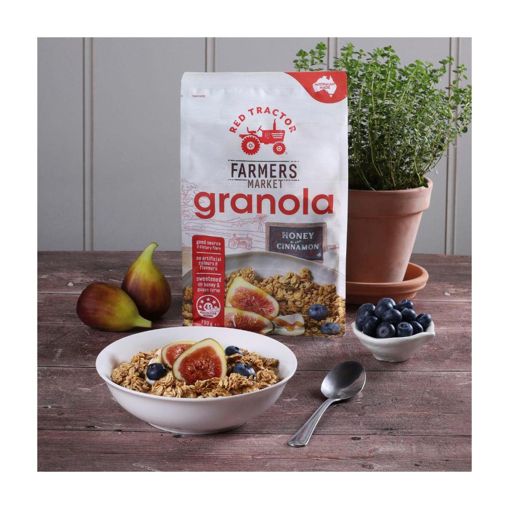 Red Tractor Farmers Market Honey & Cinnamon Granola - 700g