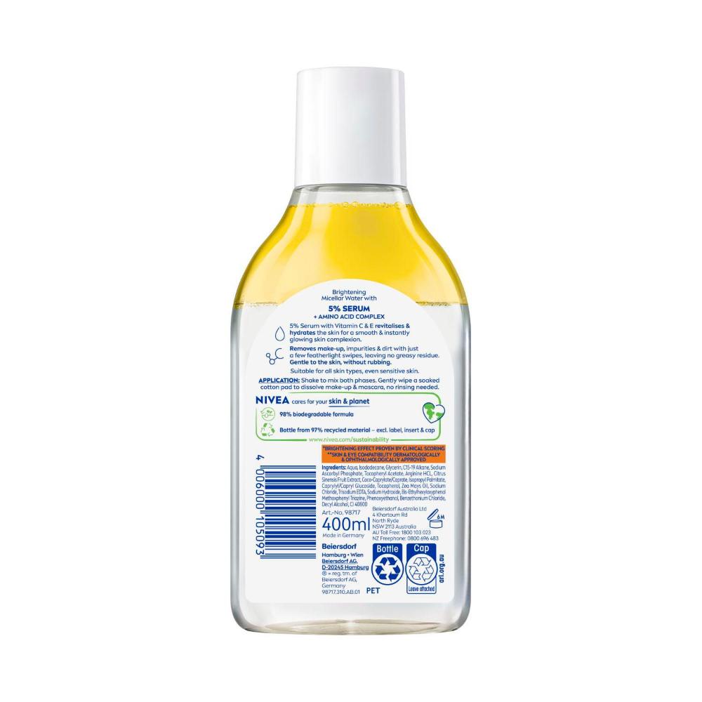 Nivea Micellar Water Brightening - 400mL