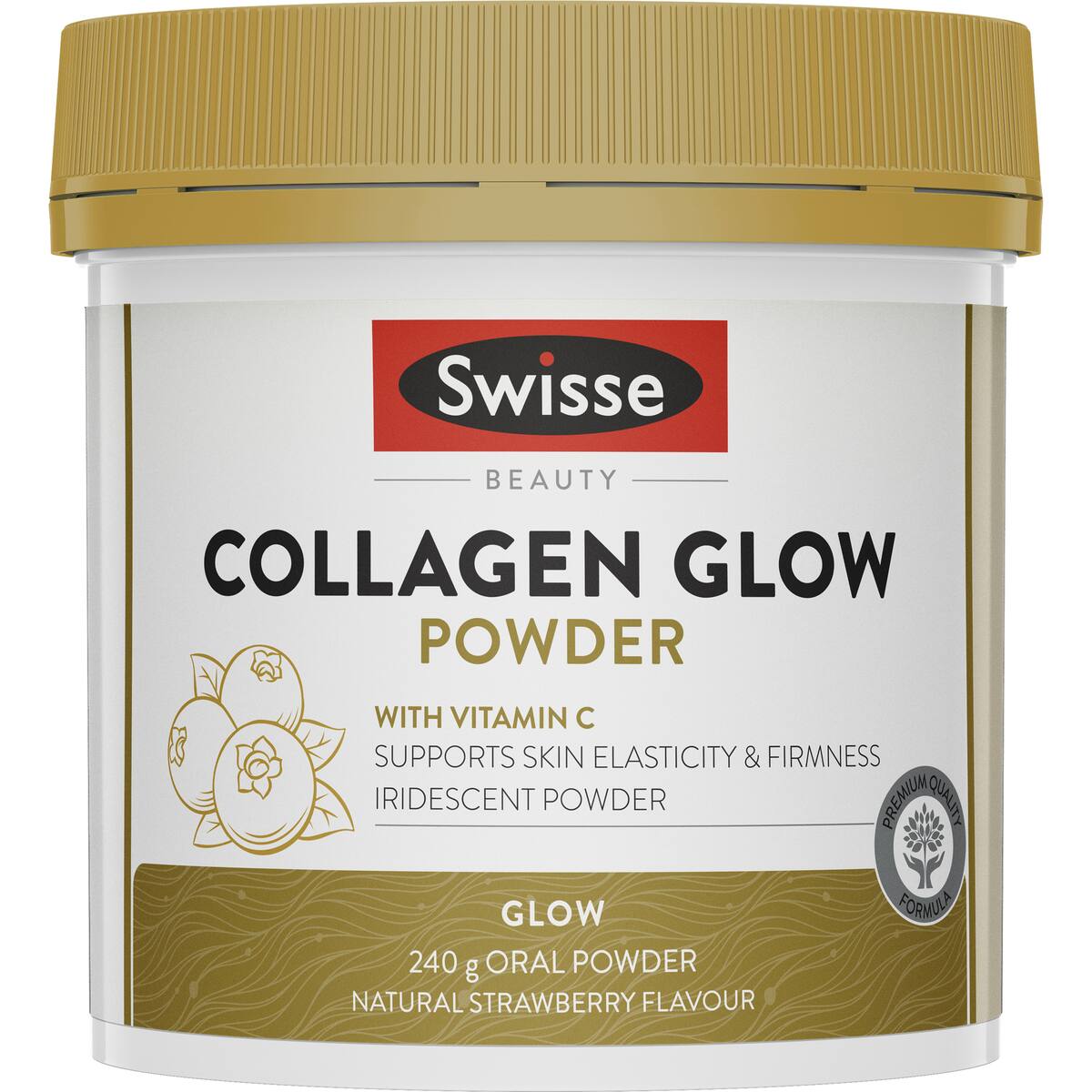 Swisse Beauty Collagen Glow Powder Strawberry Flavour 240g