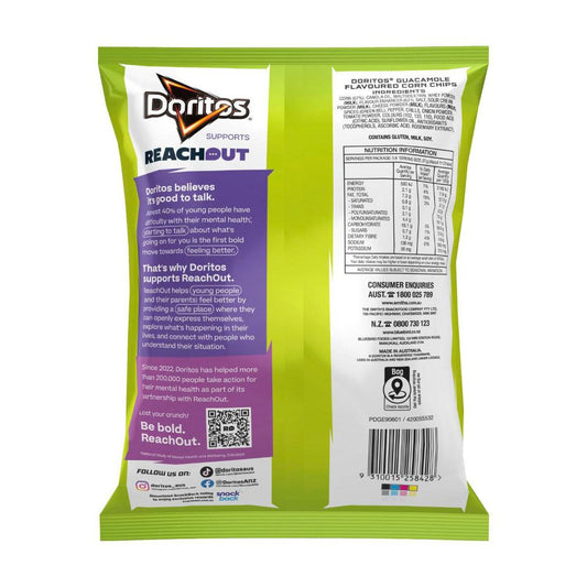 Doritos Corn Chips Guacamole - 150g
