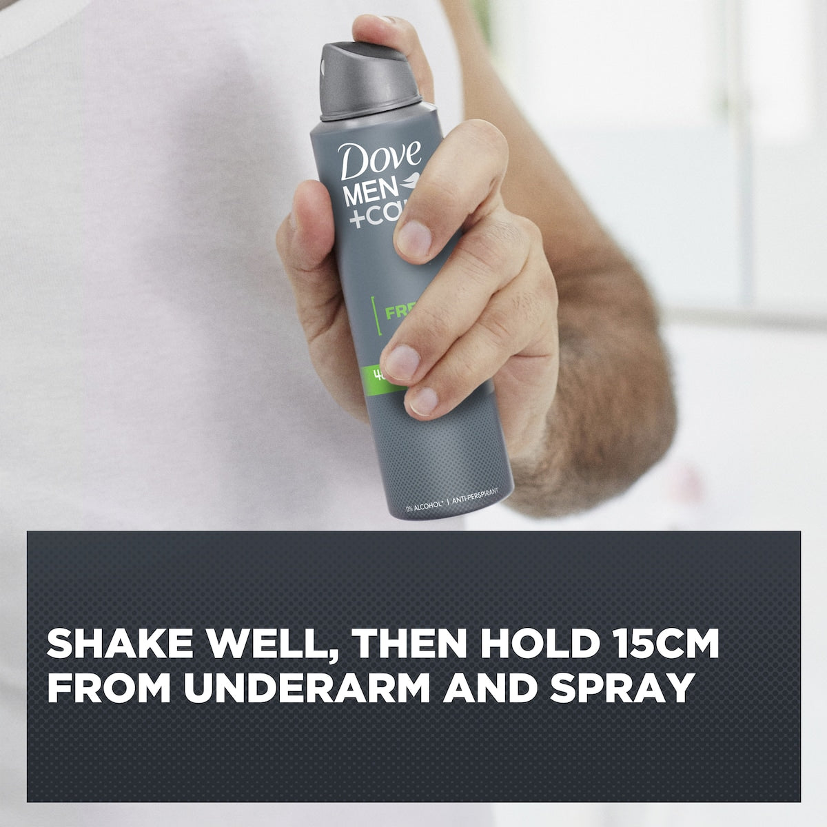 Dove Men+care 48hr Deodorant Aerosol Fresh 250ml