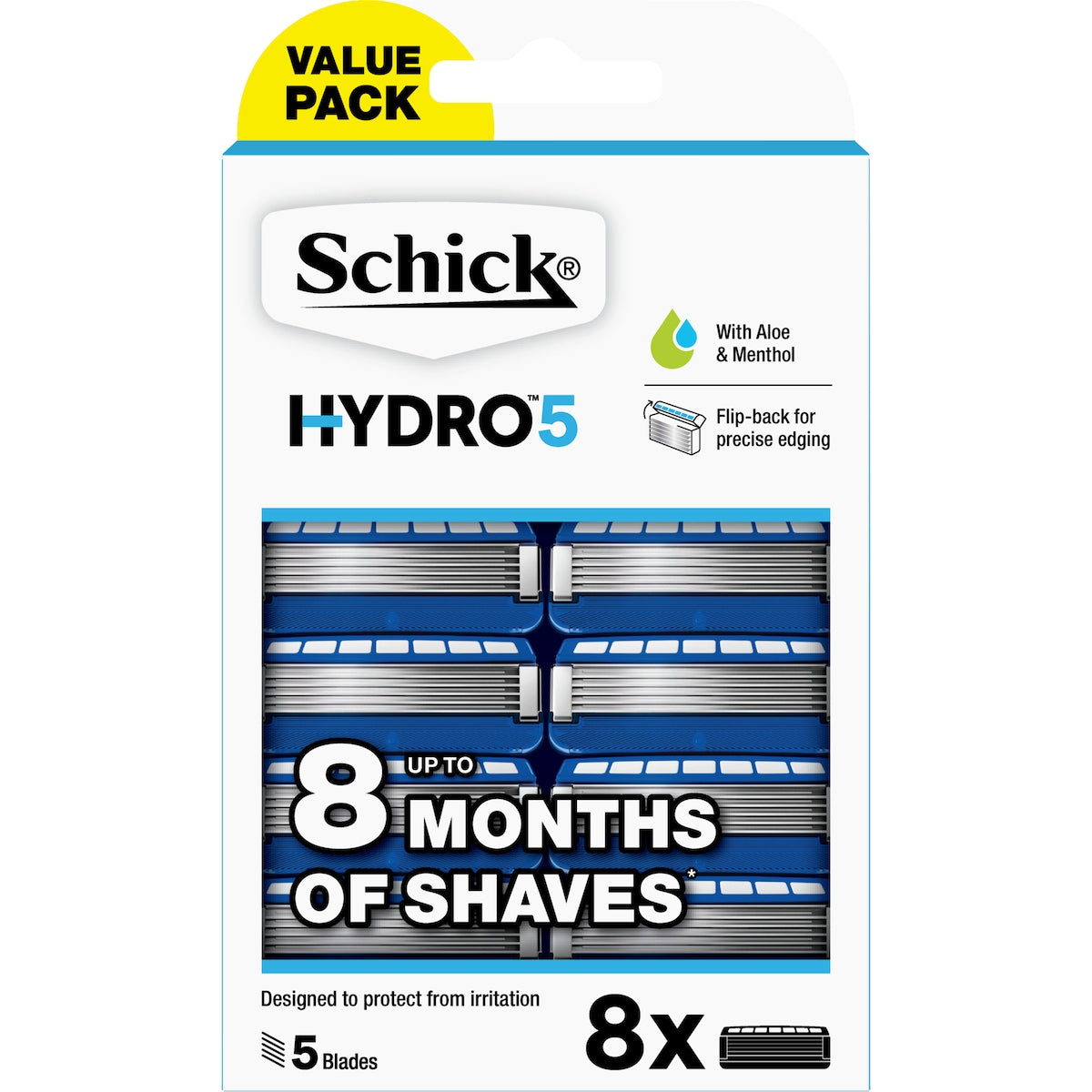 Schick Hydro 5 Blades 8 pack
