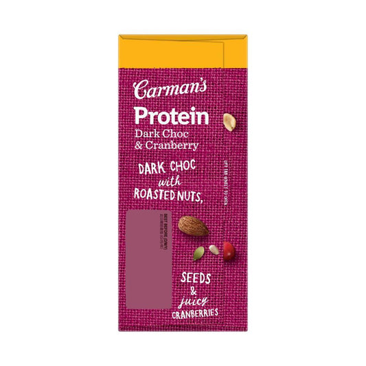 Carman's Protein Bars Dark Choc Cranberry Value Pack - 400g