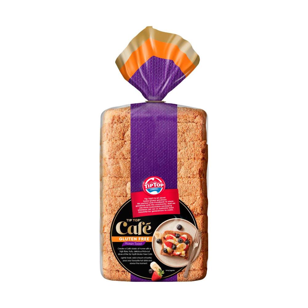 Tip Top Bakery Cafe Raisin Toast Gluten Free - 550g