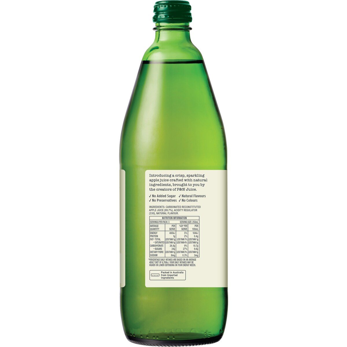 P&N Sparkling Apple Juice 750mL
