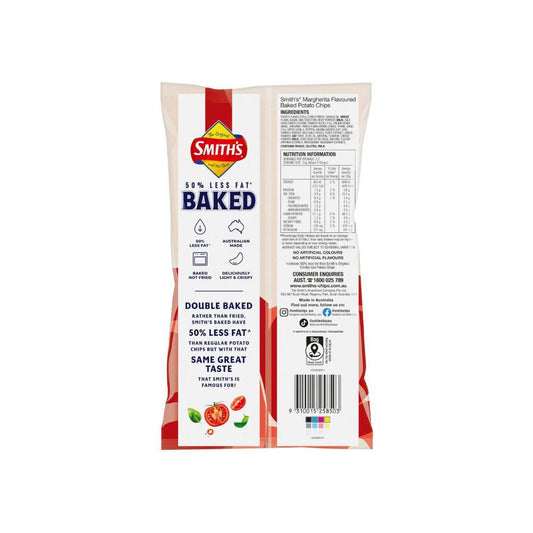 Smiths Baked Fusions Margherita - 130 GRAM