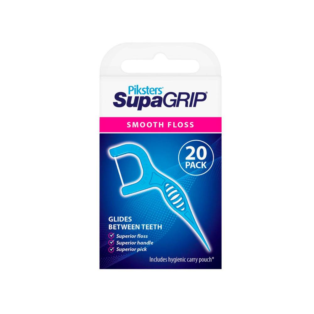 Piksters Supagrip Floss Picks - 20 Pack