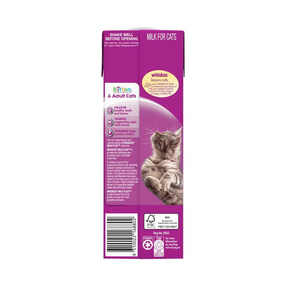 Whiskas Milk Plus Cat Treat - 1L