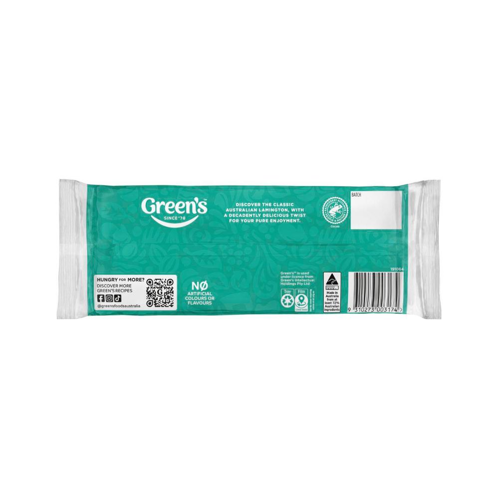 Greens Deluxe Jam & Cream Lamington Cake Roll - 300g