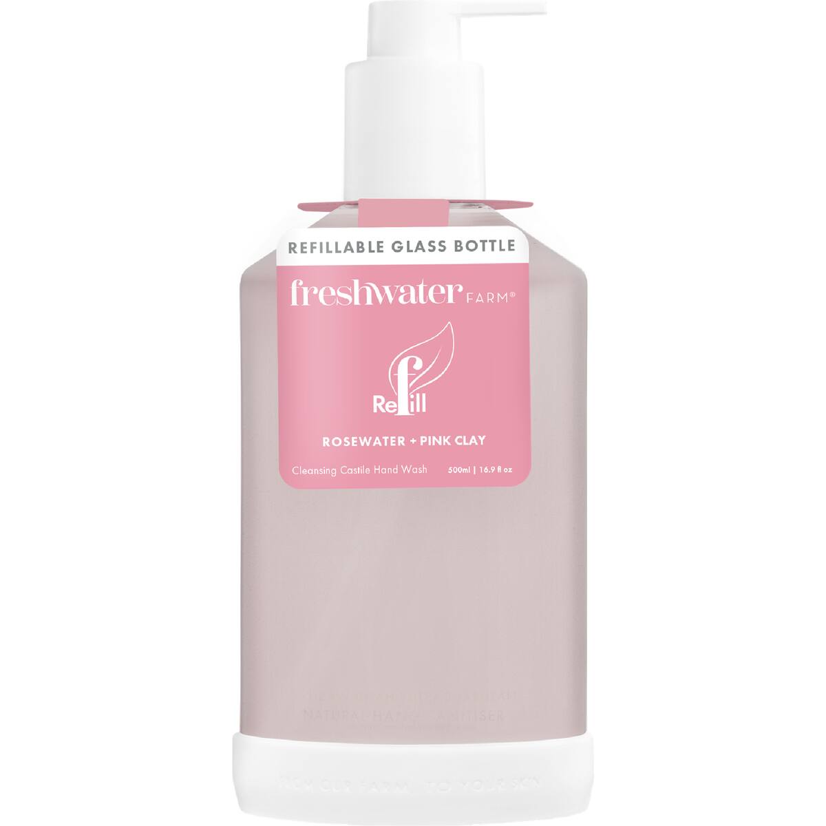 Freshwater Farm Australia Roswater & Pink Clay Hand Wash 500ml
