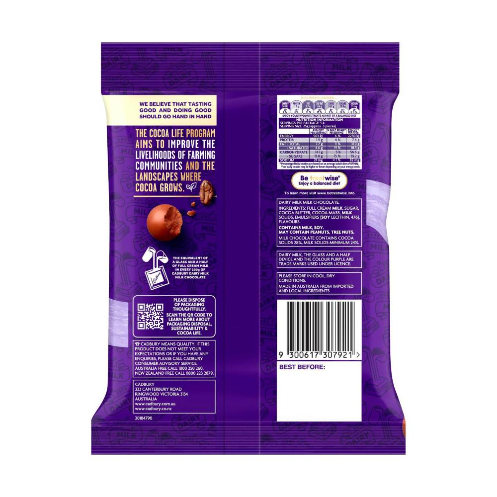 Cadbury Dairy Milk Pure Milk Balls - 135g