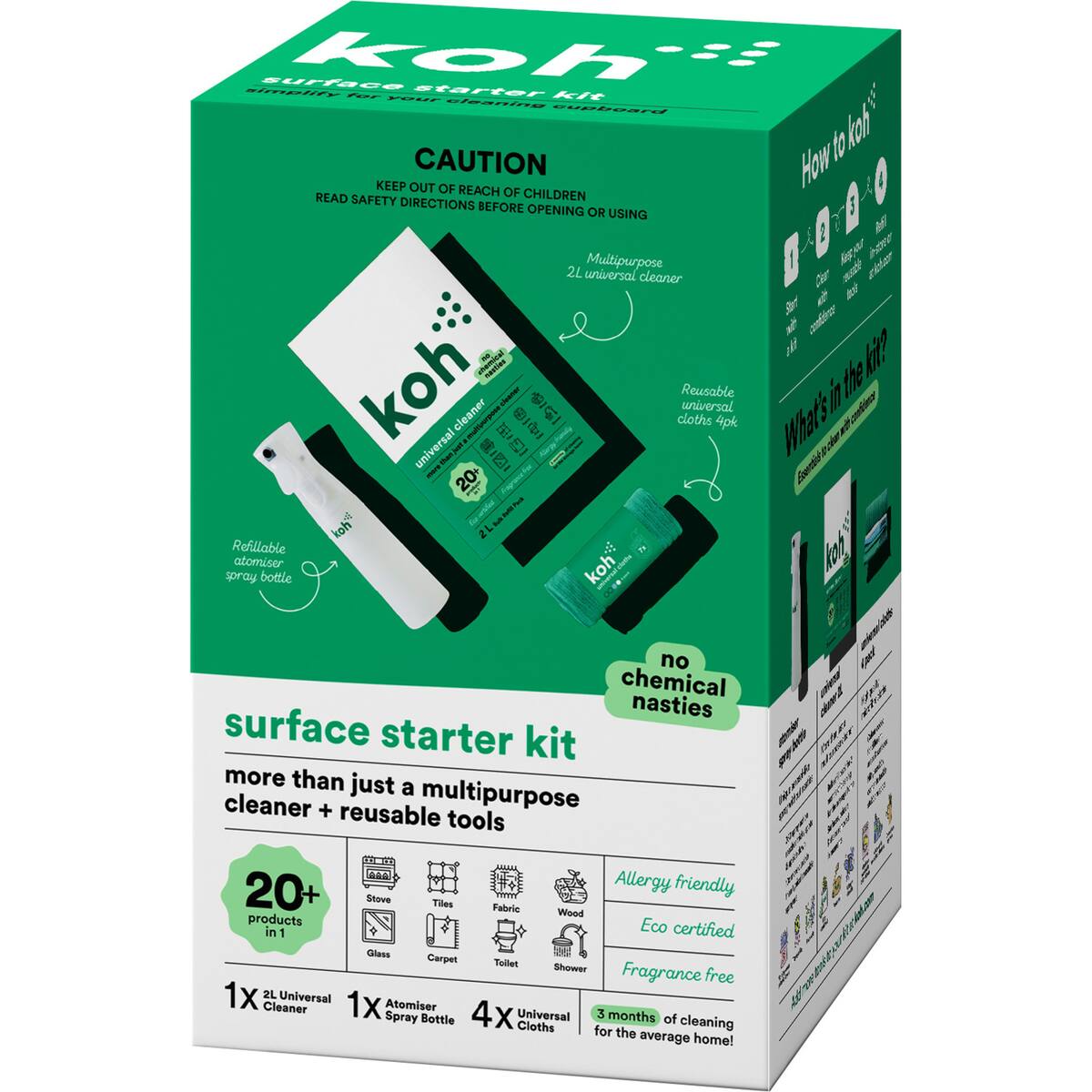 Koh Surface Cleaning Starter Kit Each
