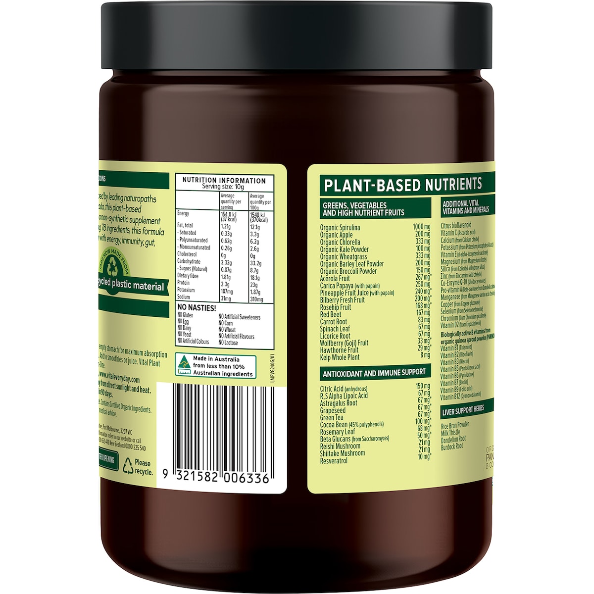 Vital All-in-one Daily Health Supplement Powder Original 240g