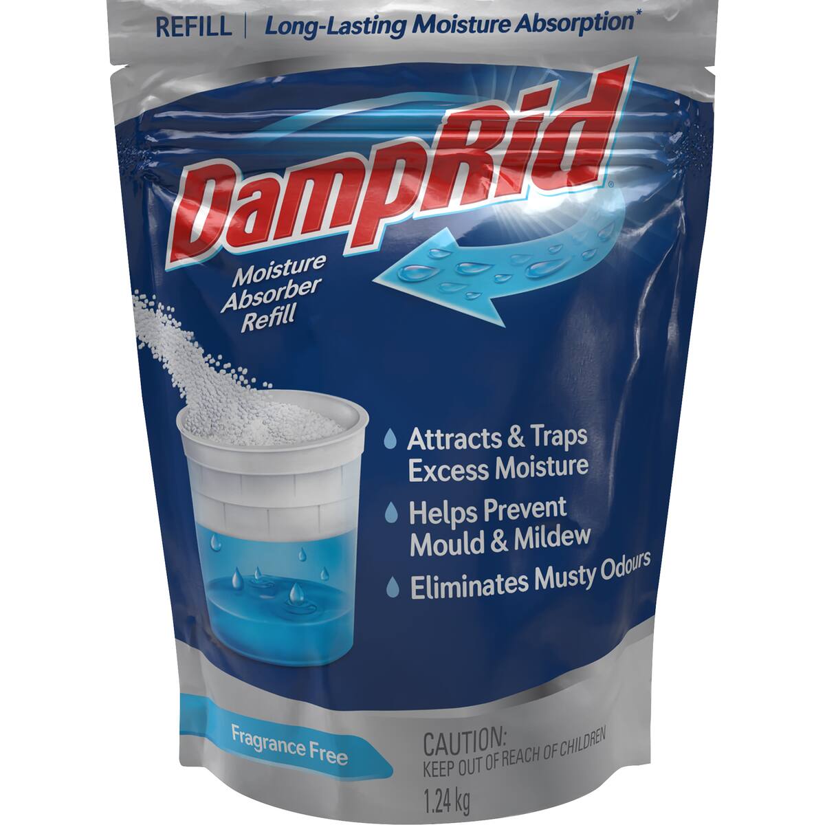 Damprid Moisture Absorber Refill 1.24kg