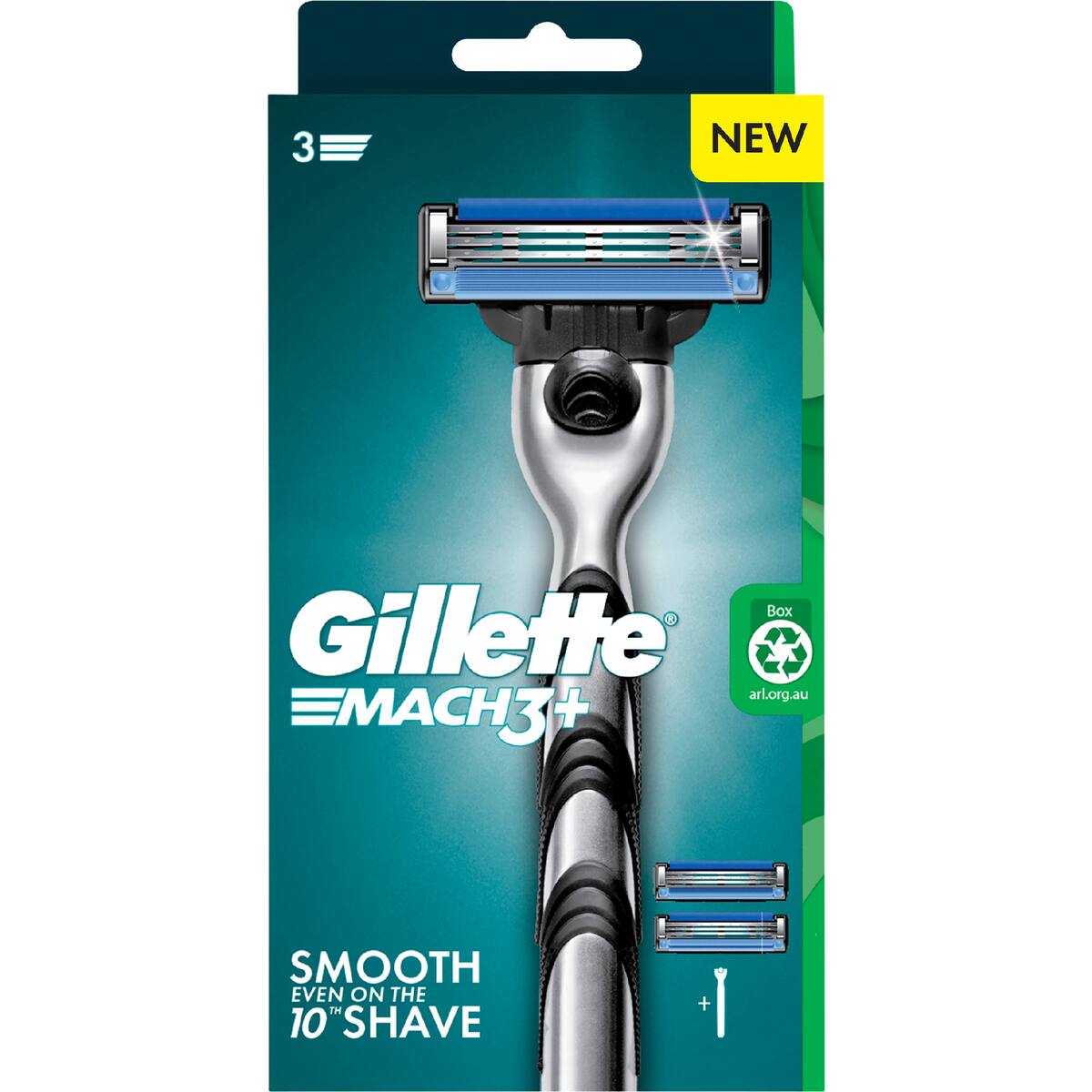 Gillette Mach3+ Shaving Razor Each
