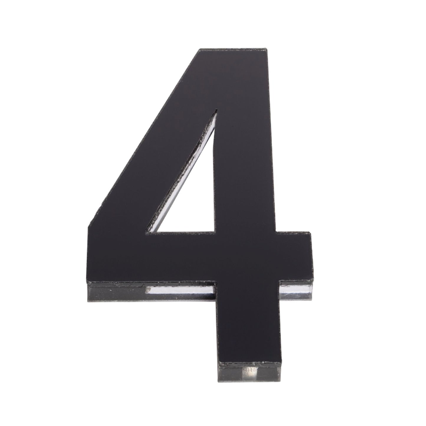 Sandleford House Number 4 - 120mm - Black