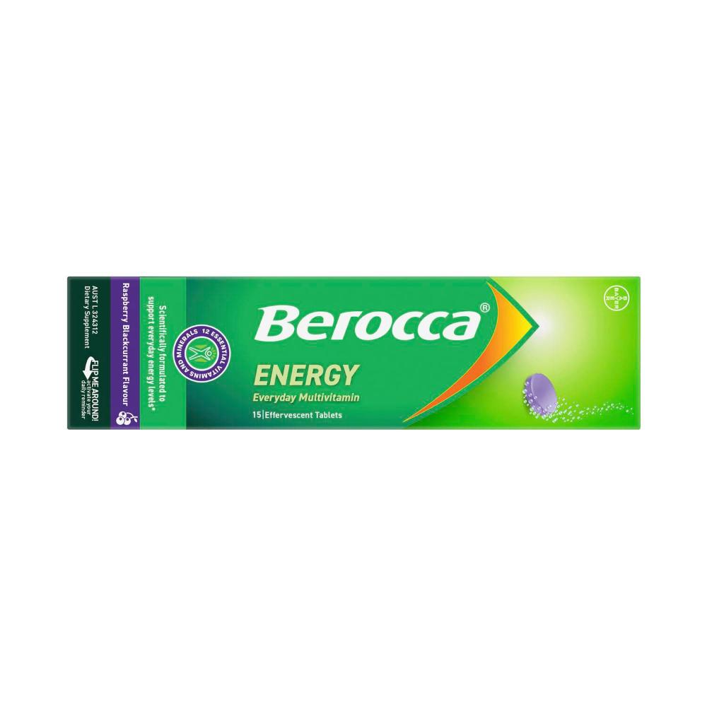 Berocca Energy Raspberry Blackcurrant - 15 Pack