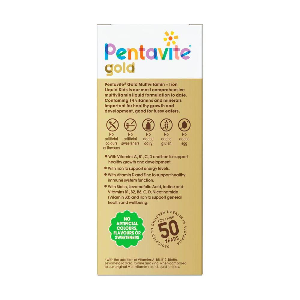 Pentavite Liquid Multivitamin Gold Watermelon - 200mL
