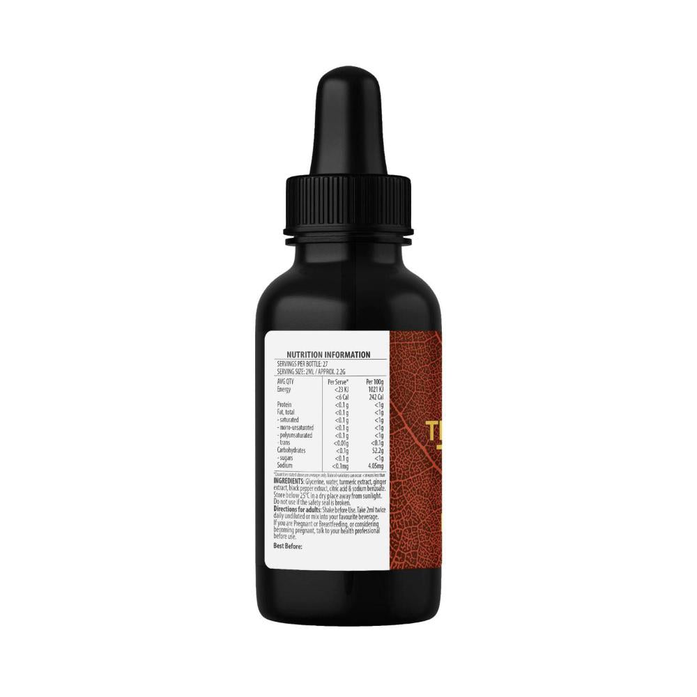 Coco Earth Triple Action Turmeric Ginger Black Pepper - 55mL