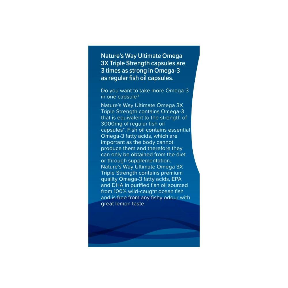 Nature's Way Ultimate Omega 3x Strength - 60 Pack