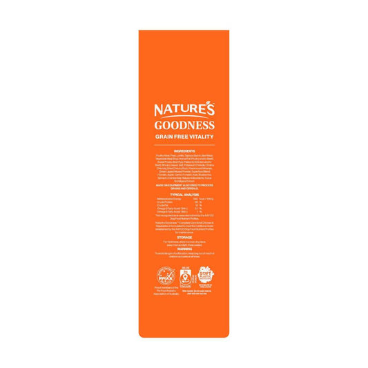 Natures Goodness Complete Care Adult Dry Dog Food With Chicken - 3kg