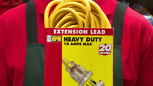 HPM Workshop Extension Lead 20m 1.0mm² 10A 3 Core