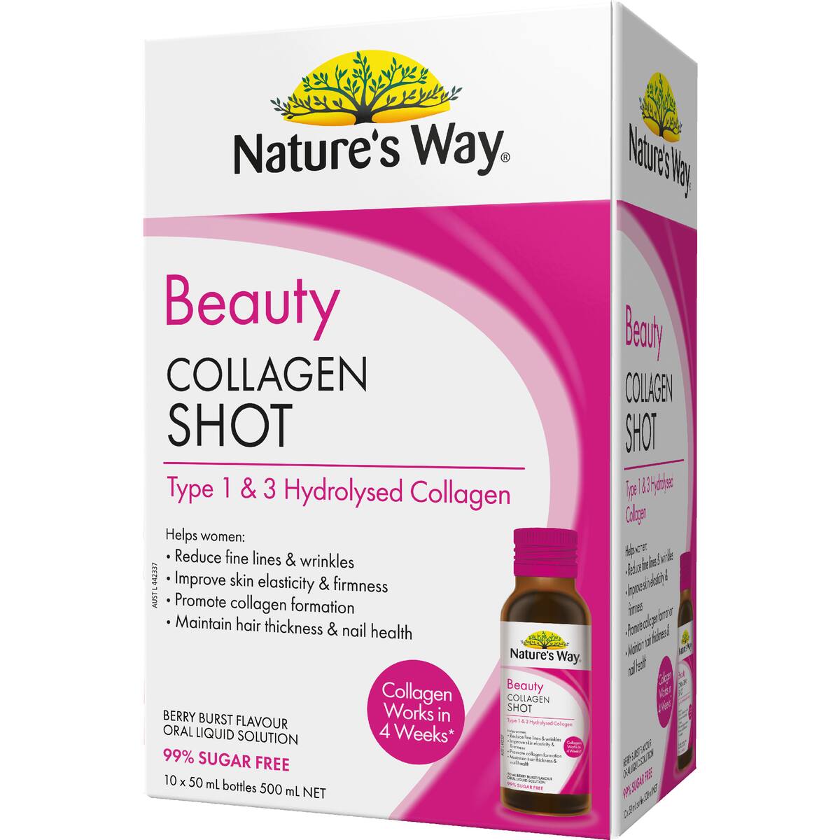Nature's Way Beauty Collagen Oral Shots 50ml X 10 Pack