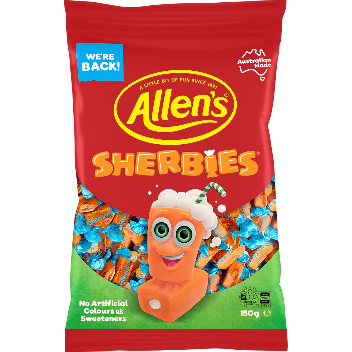 Allen's Sherbies 150g