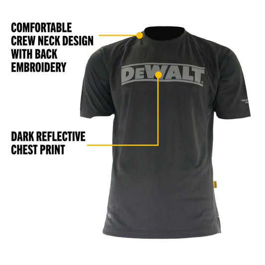 DEWALT Black Crew Neck T-Shirt - XXL