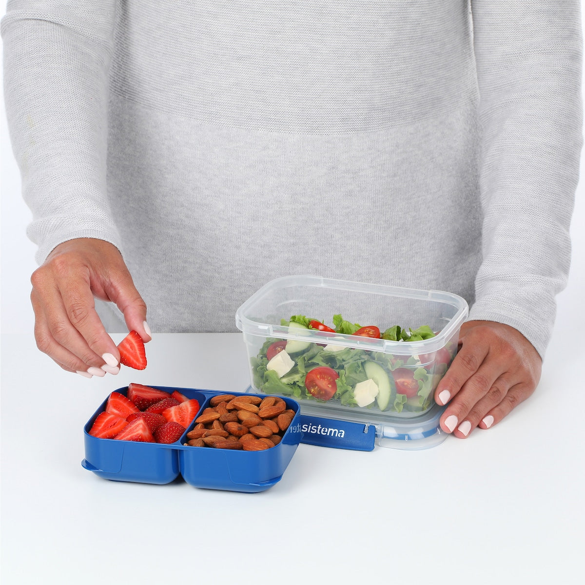 Sistema To Go Rectangle Stax Food Container Assorted 1l Each